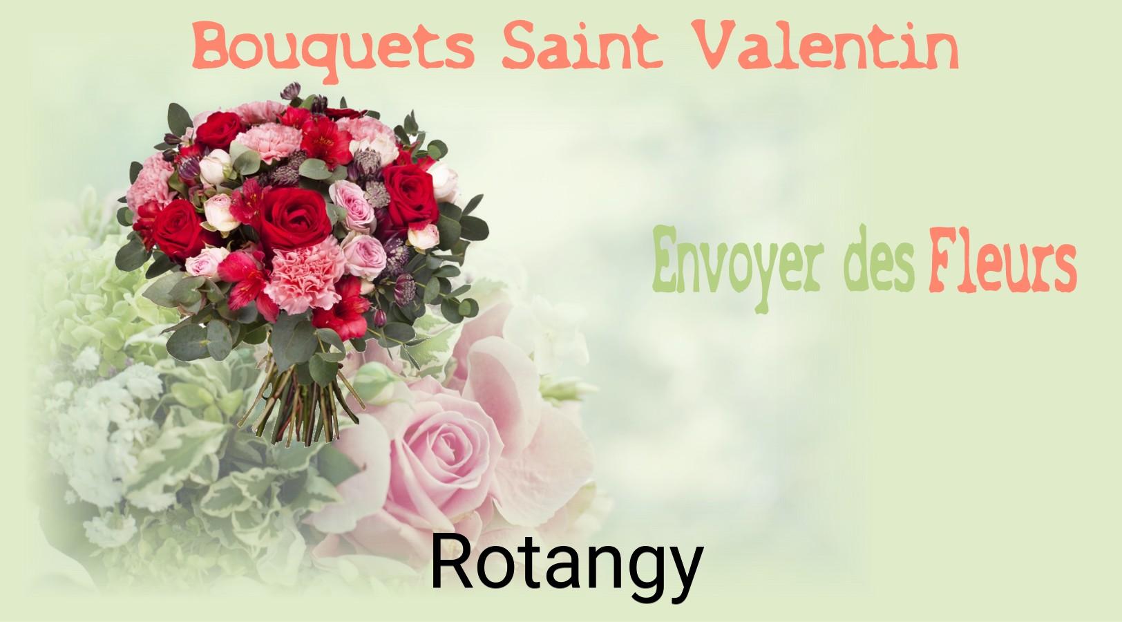 Roses de Saint-Valentin livrées à Rotangy